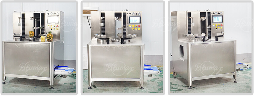 industrial pineapple peeling coring cutting machine industrial pineapple peeling coring cutting machine