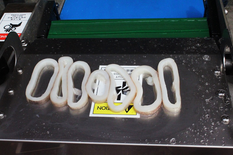 Commercial Squid Ring Slicing Cutting Machine