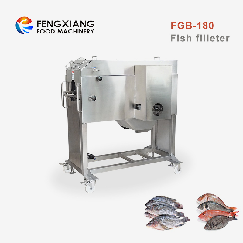 Fengxiang FGB-180 Automatic Salmon Tilapia Fish Filleting Debone Cutting Processing Machine Equipment