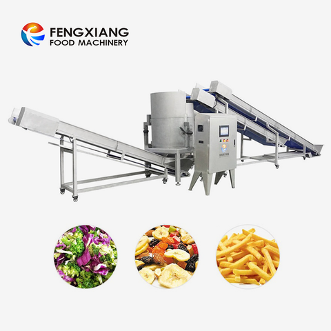 Fengxiang Continuous Vegetable Fruit Spin Centrifugal Dewatering Machine