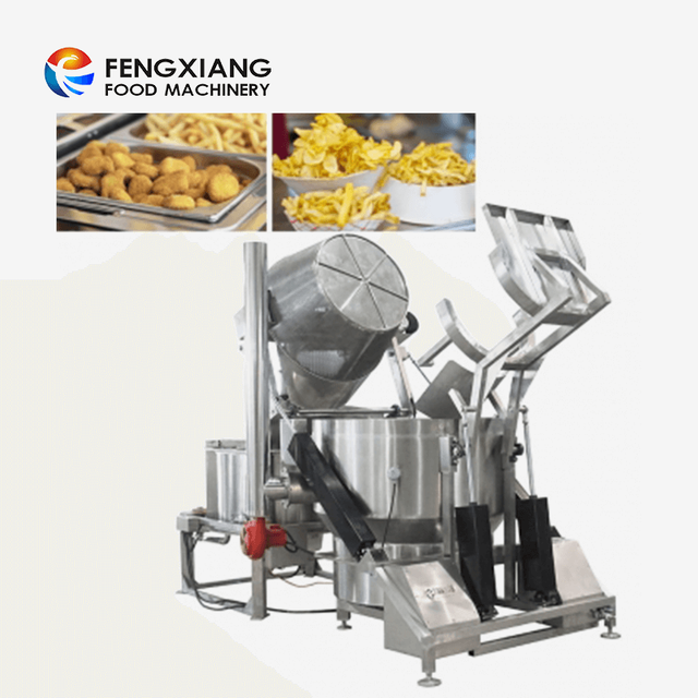 FR-Q-I Automatic Fried Snacks Food Banana Nut French Fries Potato Chips Chicken Deep Frying Fryer Machine