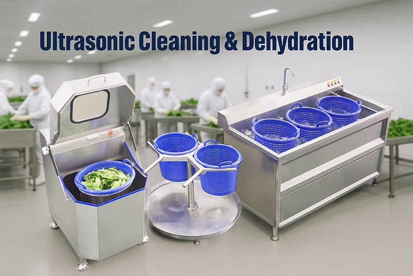 vegetable washing dehydration machine