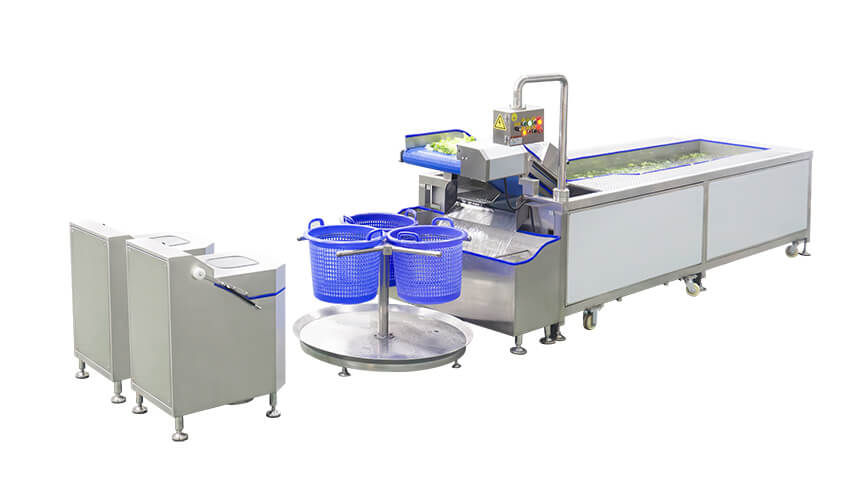 industrial vegetable washing production line