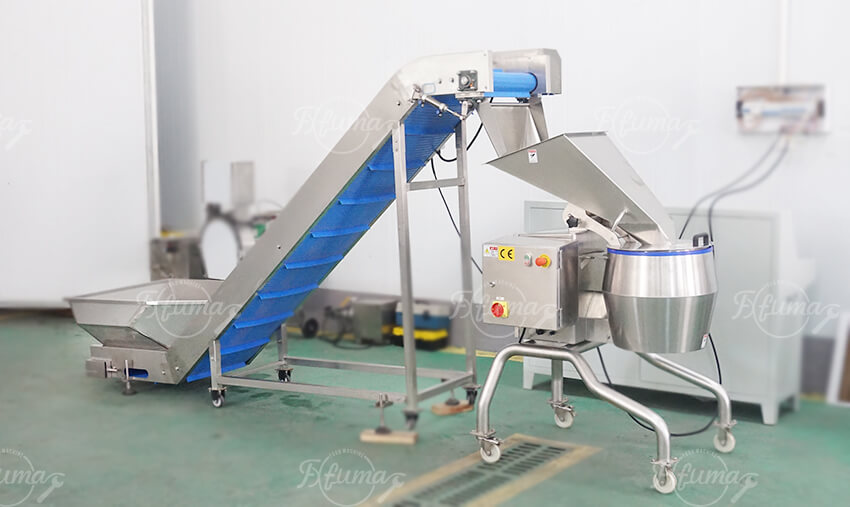 Fuma FC-333 Large Capacity Fruit Vegetable Potato Crinkle Crisp Shredding Slicing Machine