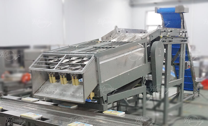 Fresh Sweet Corn Maize Skin Peeling Processing Machine