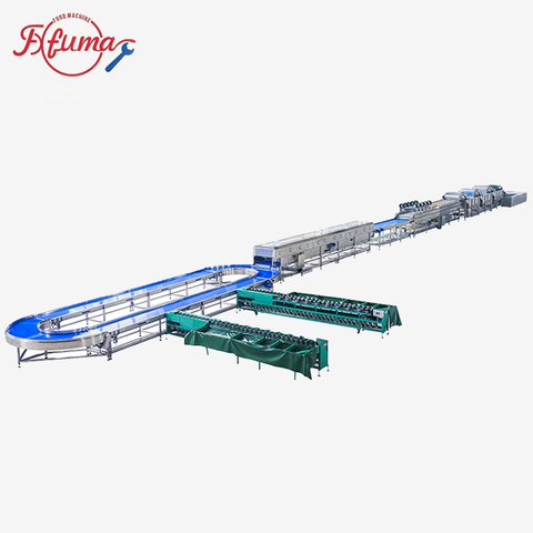 Sweet Potato Washing Cleaning Drying Soritng Solution Processing Line
