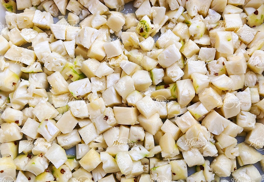 pineapple dicing