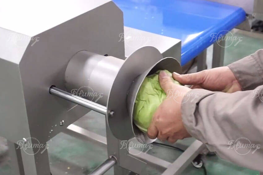Cabbage coring machine