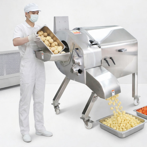 CD-1500 Automatic Vegetable and Fruit Dicing Cube Shredding Machine