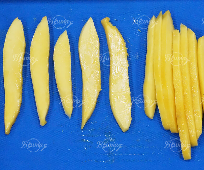 Mango Peeling Coring Cutting Processing Line