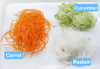 Commercial Vegetable Julienne Cutter Carrot Cucumber Shredding Machine