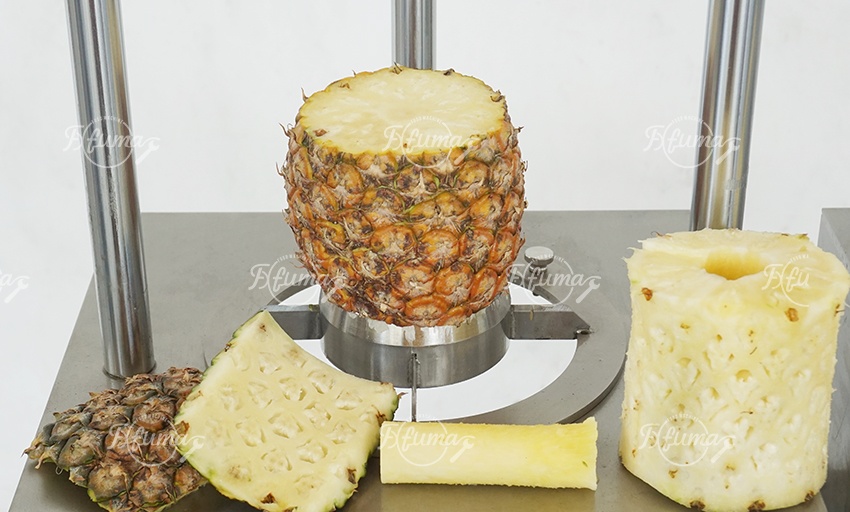 Pineapple Ring Cutting Peeling Coring Machine
