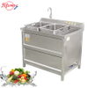 WASC-10 Ozone Ultrasonic Disinfection Bubble Vegetable Fruit Washing Cleaning Machine