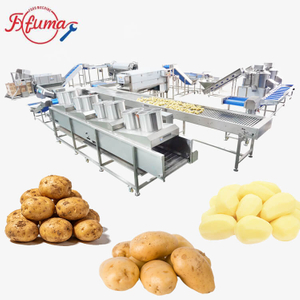 Automatic Potato Washing and Peeling Line for Industrial Potato Processing