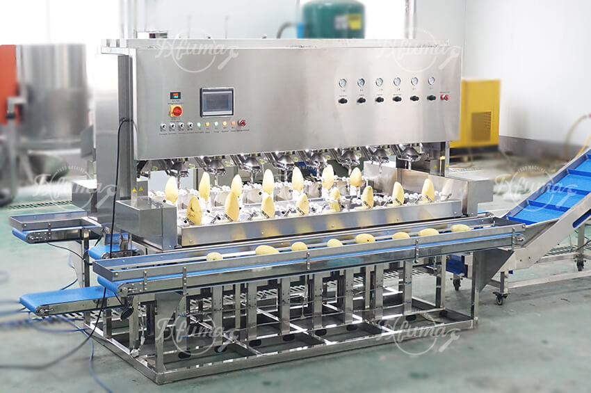 automatic mango peeling machine