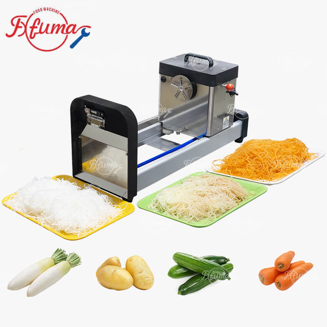 Commercial Vegetable Julienne Cutter Carrot Cucumber Shredding Machine