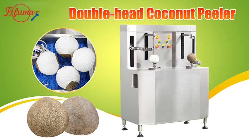 Coconut peeling machine