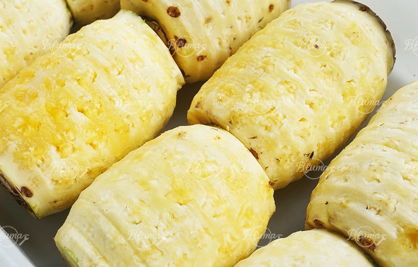 Automatic Pineapple Head And Tail Cutting Peeling Machine