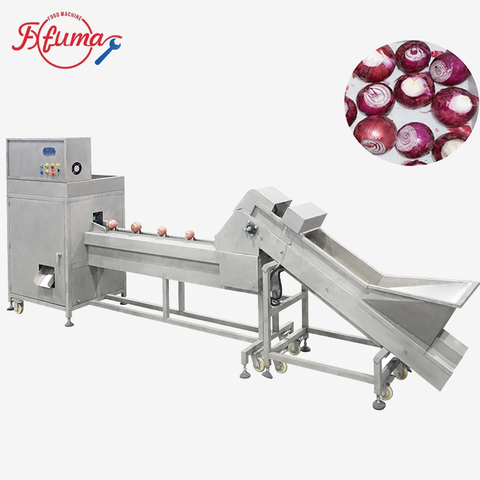 Fuma Onion Top and Tail Cutting Processing Machine