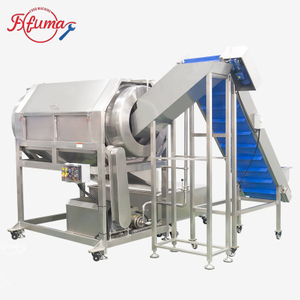 Root Vegetables and Fruits Ginger Rotary Drum Washing Machine