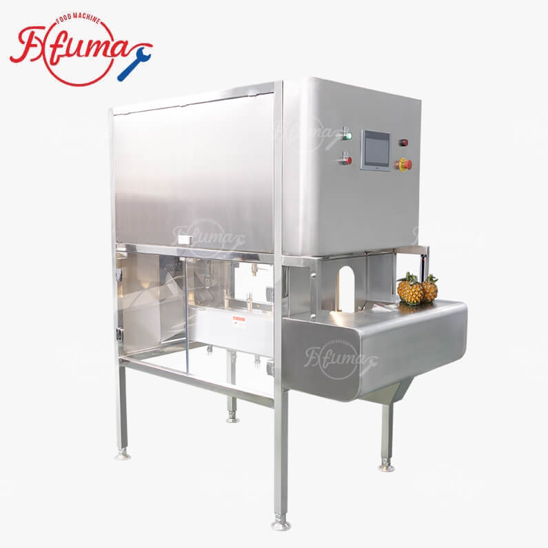 Automatic Small Pineapple Peeling Machine Multi-Purpose Fruit Peeling and Cutting Machine