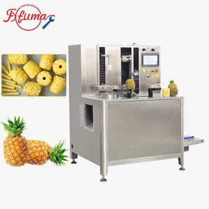 Automatic Pineapple Peeling, Coring and Cutting Machine for Industrial Processing