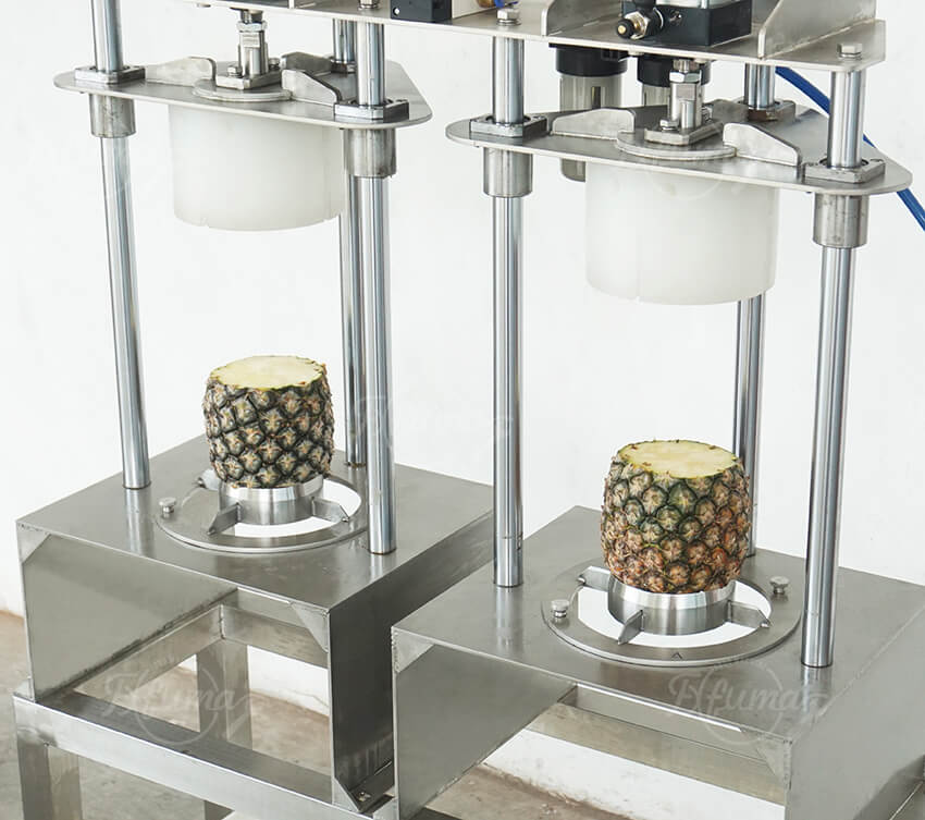 Pineapple Preparation & Cutting Machine | Pineapple Peeling, Coring and Cutting
