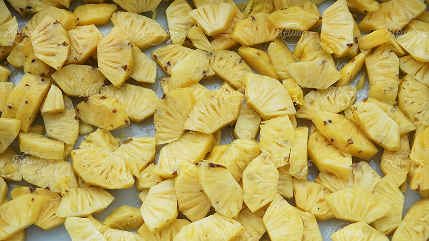 Industrial Pineapple Processing Line for Washing, Peeling and Cutting